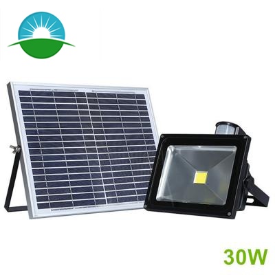 10-30W LED lampu banjir surya
