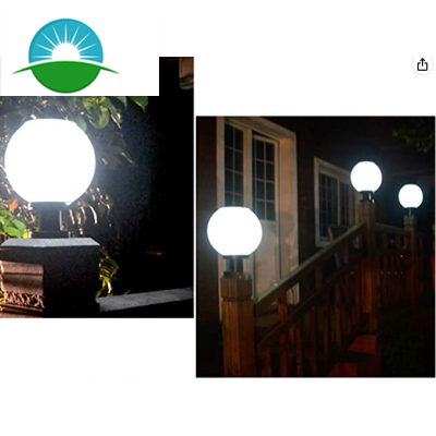lampu depan kolom luar topi LED surya
